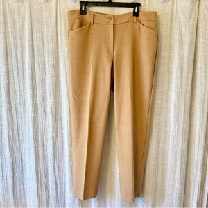 Talbots Hampshire Ankle Pants Beige Size 12